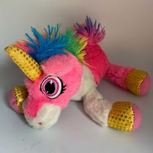 Plush Pink Toy Unicorn